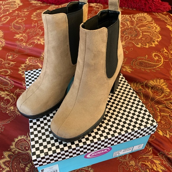 Soda Booties ARBOR-S in New Sand Wmn 7 LIKE NEW - Picture 5 of 13